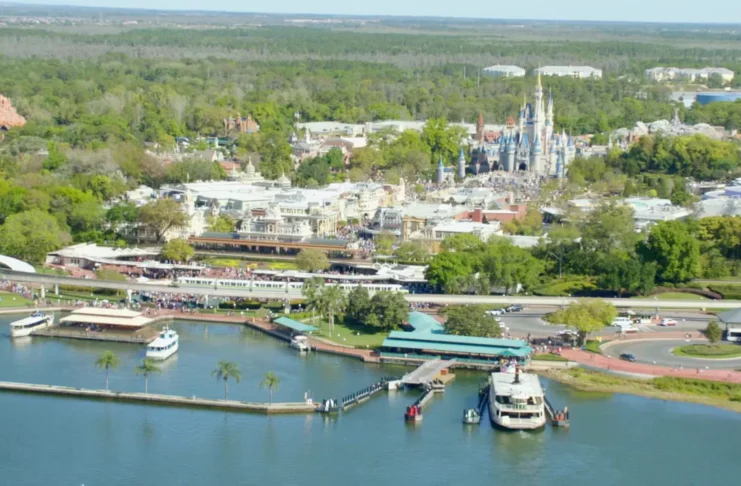 Magic Kingdom Aerial Walt Disney World