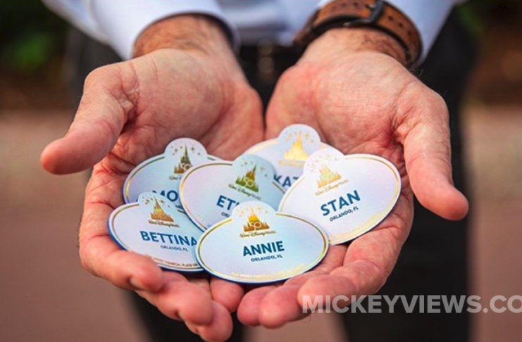 Walt Disney World 50th Anniversary Cast Member Name Tag